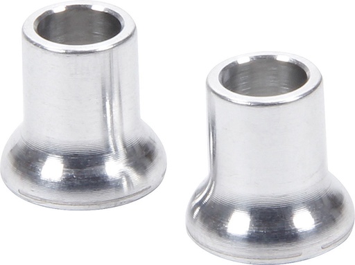 [ALL18702] Tapered Spacers Aluminum 1/4in ID 1/2in Long