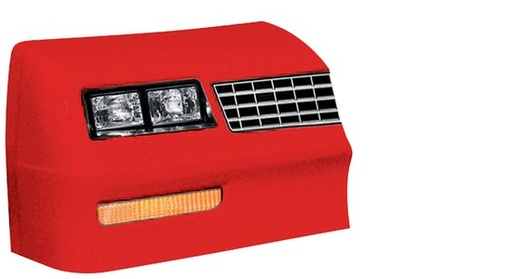 [ALL23025L] Allstar Performance - M/C SS Nose Red Left Side Only - 23025L