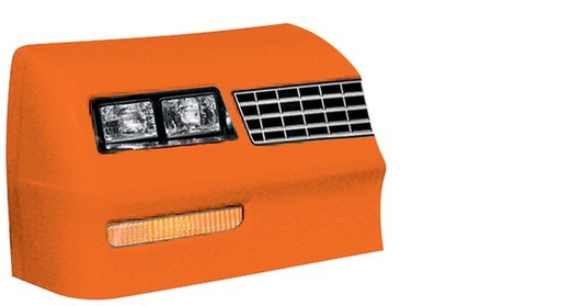 [ALL23027L] Allstar Performance - M/C SS Nose Orange Left Side Only - 23027L