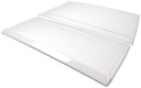 Allstar Performance - 2 Piece Dirt Roof White Plastic - 23210