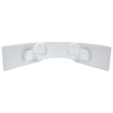 Allstar Performance - Fiberglass Curved Dash Panel White - 23242