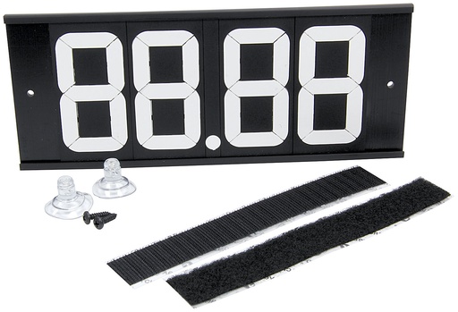 [ALL23293] Allstar Performance - Dial-In Board 4 Digit w/ Suction Cups and Velcro - 23293