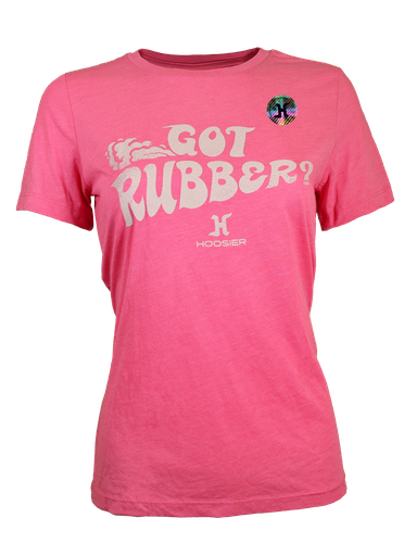 [HTA24040305] Hoosier OG Got Rubber Ladies Tee - Pink - XL - 24040305